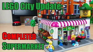 LEGO Supermarket MOC Completed - Exterior & Details 🛒🏪🏹