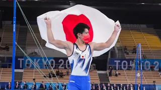 Daiki Hashimoto of Japan came from behind to win the all-around gold in men’s gymnastics