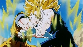 SSJ2 Goku vs SSJ2 Vegeta Best Fight Scene
