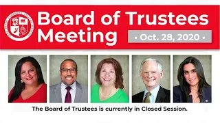 LBCCD  Board of Trustees Meeting -  October 28, 2020