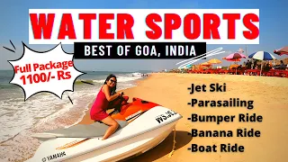 🏄Water Sports in Goa 🌴 Best Price with details | Parasailing, 🪂 JetSki, 🏄 Banana & Bumper 🏖️