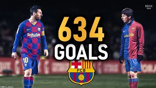 Lionel Messi - All 634 Goals for Barcelona (2004-2020) | HD