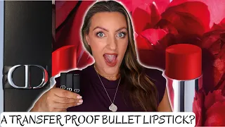 NEW ROUGE DIOR FOREVER LIPSTICKS | The FIRST Transfer-PROOF Bullet Lipstick?