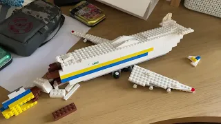Recreated the destruction of Antonov 225 with Lego
