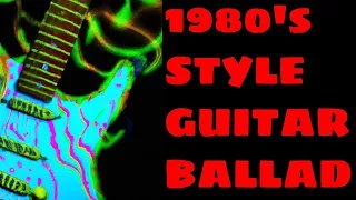 Slow 80s Rock Ballad Jam | Guitar Backing Track In D Minor