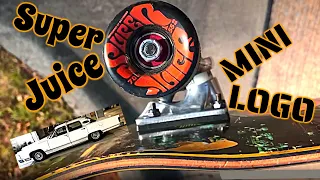 SUPER JUICE 55mm/MINI LOGO Trucks Review #skateboarding #trending #viral #skateboard