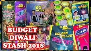 Diwali stash 2018 and cracker unboxing