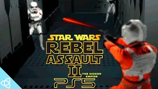 Star Wars: Rebel Assault II: The Hidden Empire [PS5] -  Full Game Longplay Walkthrough (PS Plus)