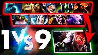 ОЧЕРЕДНАЯ 1х9 ИГРА НА СИГНАТУРКЕ. GRIMSTROKE MID DOTA 2