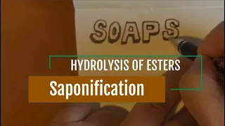 SAPONIFICATION | HYDROLYSIS OF ESTERS - SOAP-MAKING REACTION