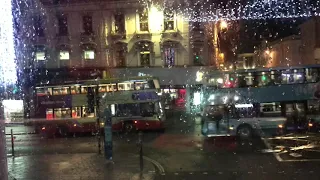 Жизнь в Англии как есть. Декабрь, дождь, двухэтажный автобус. Центр Брайтон Bus ride over Brighton😁