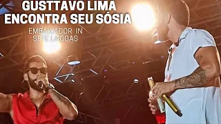 Gusttavo Lima encontra seu sósia em Sete Lagoas