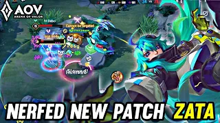 AOV : ZATA NERFED NEW PATCH | ARENA OF VALOR