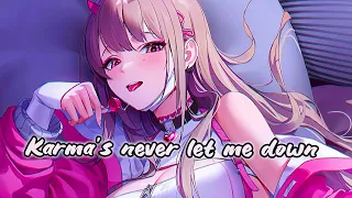 Ariadne - Karma (Sped Up) [Lyrics 8D Nightcore] | USE HEADPHONES 🎧