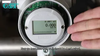 How to test 4~20 mA signal by multi meter   turbine flow meter