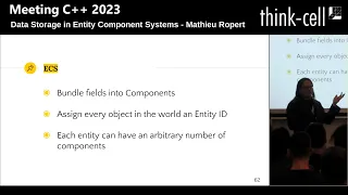 Data Storage in Entity Component Systems - Mathieu Ropert - Meeting C++ 2023