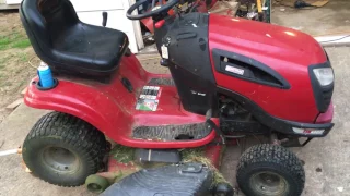 Fixing slipping transmission on Sears Craftsman Riding Mower -read description. Easy 30 min job