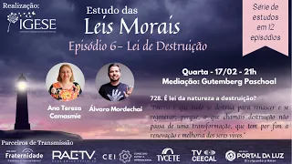 Estudo das Leis Morais - Episódio 6 - Lei de Destruição - Ana Teresa Camasmie e Álvaro Mordechai