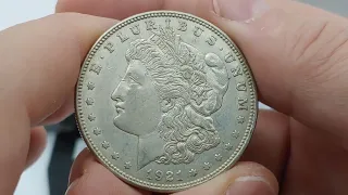 How to prove a Morgan Silver Dollar is real and not fake without spending a lot of money.