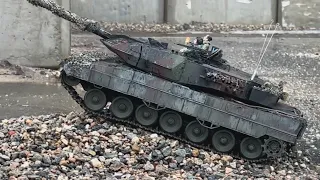 Tank on the move - Leopard 2 #rctank