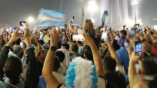 🇦🇷 🇭🇷 Argentina vs. Croatia I semifinal party after final whistle