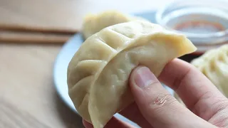 How to Make Mandu (Korean Dumpling: 만두) | Cara Bikin Pangsit Korea | Gyoza | INDO SUB | 아줌마 Ajumma