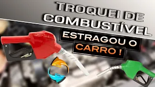 Troquei de COMBUSTÍVEL e o carro ficou FALHANDO TREMENDO O MOTOR