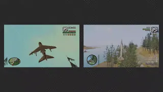 GTA San Andreas Definitive Edition Hydra Speed Vs PS2 Hydra