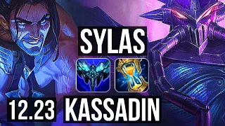 SYLAS vs KASSADIN (MID) | 7/1/4, Godlike, 300+ games | KR Master | 12.23