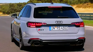 New Audi RS4 Avant Competition – Exterior, Interior, Launch Control, Sound