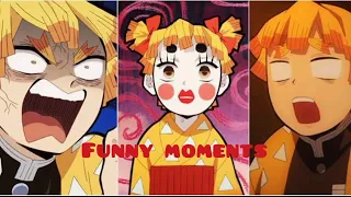 Zenitsu being Zenitsu for more minutes😂|Demon Slayer dub moments