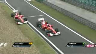 Alonso Massa Incident China 2010