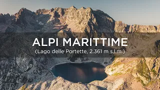 Alpi Marittime, Escursione e immersione al Lago delle Portette 2.361 m, Valle Gesso, Valdieri (CN)