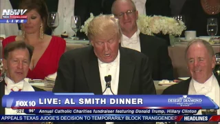 FULL: Donald Trump Roasts Hillary Clinton At 2016 Al Smith Dinner - FNN