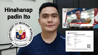 MGA REQUIREMENTS SA PAGKUHA NG OEC SA POEA | DMW | AUGUST 2023 UPDATE