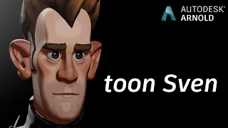 Arnold tutorial - Toon Shading and Lighting Sven in MtoA