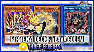 FTP Tenyi Deck Profile Ft. Lava Golem best synergy! {Yu-Gi-Oh! Duel Links}