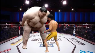 UFC4 | Bruce Lee vs Old Crazy Sumo (EA Sports UFC 4) wwe mma