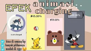 TUTORIAL MEMBUAT ANIMASI CHARGING / CHARGING ANIMATION DI ANDROID MAUPUN IOS | CUTE BANGET🥺🥺