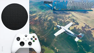 Microsoft Flight Simulator Xbox Series S Геймплей 30 FPS