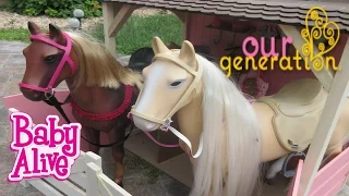 BABY ALIVE Introducing Our Generation Horses & Stable!