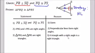 HL Triangle Proof (avoiding common mistakes!) - Geometry