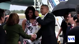 Obama Arrives in Cuba