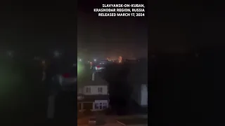 Russia: Fire breaks out at Krasnodar refinery after suspected Ukraine drone attack