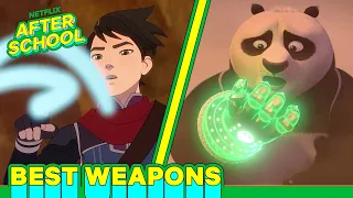 Coolest Weapons EVER from The Dragon Prince and MORE! 🪓😮| Netflix After School