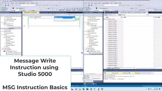 Studio 5000 Message Instruction Basics  | Read/Write PLC Data