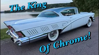 1958 Buick Limited Riviera Coupe "The Chrome King" in Glacier White