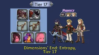 DFFOO - Dimensions' End: Entropy, Tier 17 | 1.01m score
