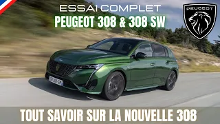 Essai Nouvelle Peugeot 308 / 308 SW / GT / Allure / Hybride / & PureTech / 130 / 180 / 225 CV