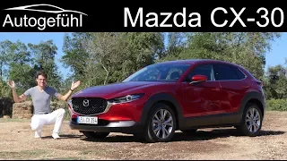 Mazda CX-30 FULL REVIEW new SUV Skyactiv-G vs new Skyactiv-X comparison - Autogefühl